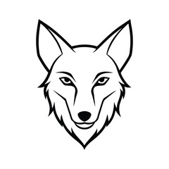 vector illustration of a wolf