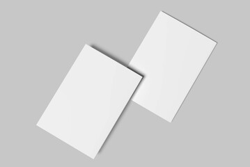 A4 Flyer Mockup Blank Your Design