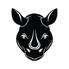 head of a rhinoceros