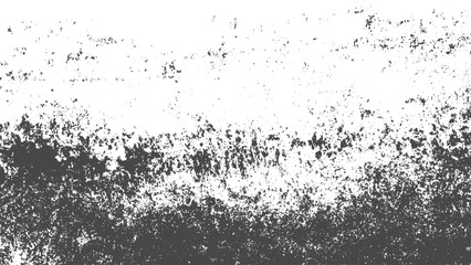 Weathered grunge black and white texture with rough aged appearance. Black and white distressed background texture with vintage worn effect 