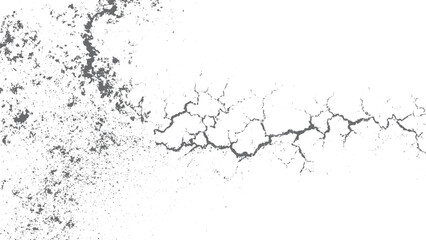 Obraz premium Monochrome retro grunge texture with weathered dirty wall surface style. Vintage worn black and white grunge distressed texture for design work. 