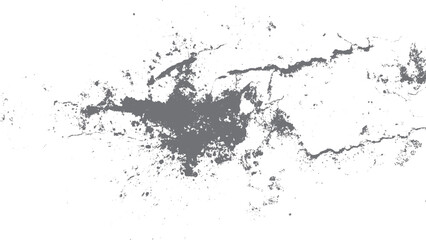 Fototapeta premium Monochrome distressed texture with rough grunge surface for vintage use. Worn torn and weathered black and white grunge background texture
