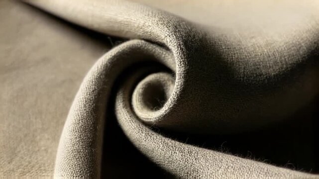 Soft Fabric Texture Close Up Swirl Detail Macro Shot