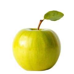 green apple isolated on white