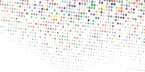 Vector abstract blue background frame of geometric shapes. Circular ornament. Pattern of dots, particles, molecules, fragments. Poster for technology, medicine, presentations, business.