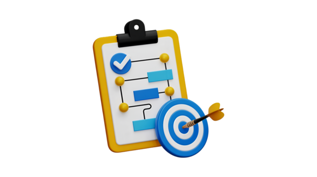 Achieving Goals Project Management Plan Success Target