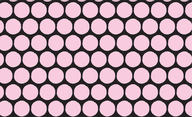 seamless pink pattern with black color background