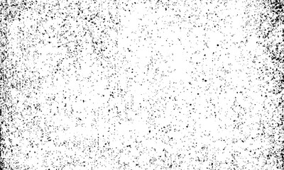 Distressed noise particles texture with speckle dots on white grunge background . Film grain dust texture with white background speckle dots and noise particles  