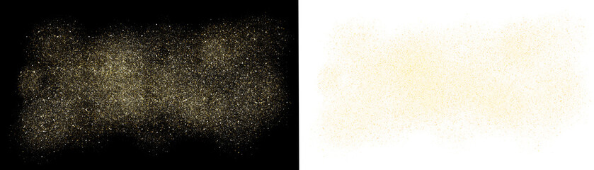 Abstract Gold Sparkle PNG Shimmering Overlay for Luxury Design
