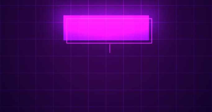 Infographic glowing hologram with empty space for text bg. Business hierarchy squares chart. Workflow flowchart algorithm display. Employee management scheme for organizations. Role assignment.