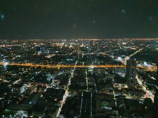 night view of the city