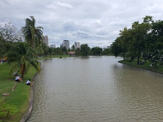 Fototapeta premium river in the park