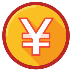 Fototapeta premium yen currency symbol