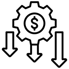Reduce Cost Icon