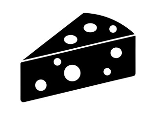 cheese icon,cheese silhouette vector illustration