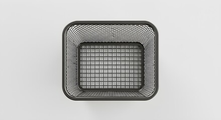 Gray metal mesh pattern creates geometric texture. Use as mockup for product staging, office supplies displays, or minimal branding surfaces.