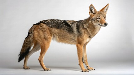 Fototapeta premium Jackal on studio background