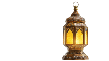 PNG, Ramadan. Beautiful lantern, isolated on white background