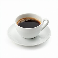 Fototapeta premium cup of coffee on white background