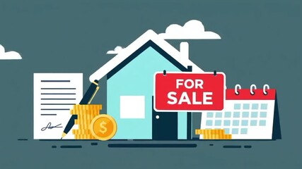 Animated Guide to Selling Your House: Contract, Costs, and Timeline