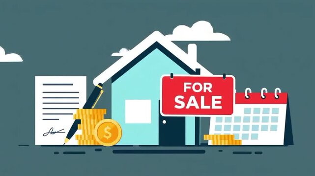 Animated Guide to Selling Your House: Contract, Costs, and Timeline