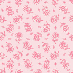 cute flower pattern image for fabric textile or wall decoration
