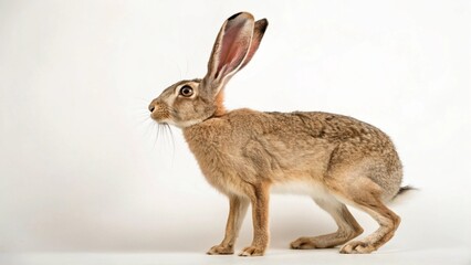 Jackrabbit on studio background