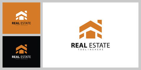 Minimalist Building Icon Logo – Real Estate Business Branding Template