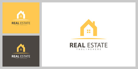 Minimalist Building Icon Logo – Real Estate Business Branding Template