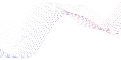 Multicolor blend abstract vector wave line template. Digital future technology concept geometric patterns of lines. Abstract wave lines element for banner, flyer, brochure, poster. Modern flowing wave