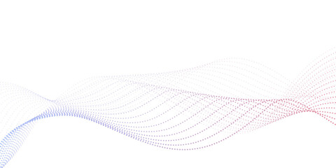 Multicolor blend abstract vector wave line template. Digital future technology concept geometric patterns of lines. Abstract wave lines element for banner, flyer, brochure, poster. Modern flowing wave