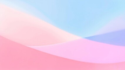 Pastel colored layered abstract design