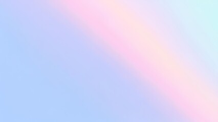 Obraz premium Pastel Gradient Dreamscape: Soft Hues of Blue, Pink, and Green Abstract Background