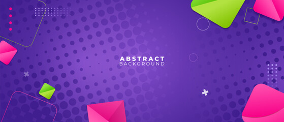 Abstract colorful geometric vector background with origami-style shapes and vibrant design elements