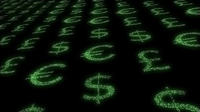 Forex Currency Trading Profit. In the green. Seamless Loop 4K