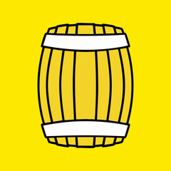 Wooden Barrel Icon