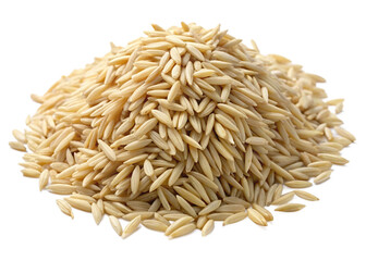 Basmati rice seeds isolated on white background png
