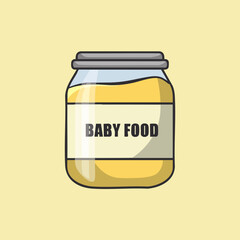 Baby Food in Glass Jar