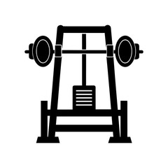 Chest Press Machine Vector 