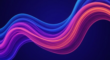 abstract blue background with waves