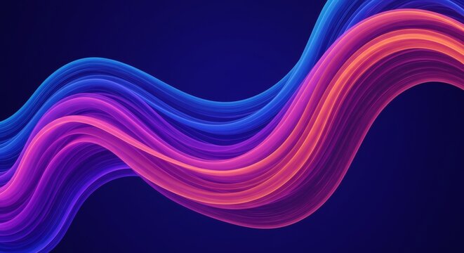 abstract blue background with waves