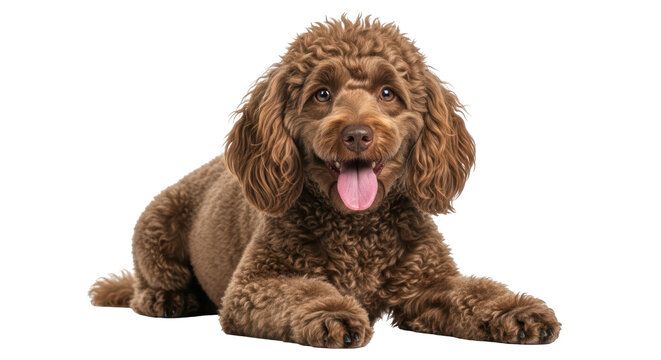 Isolated Cockapoo Dog