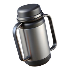 Sleek Thermos Insulated Bottle isolated on transparent background