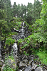 Photos of the landscape I saw on a trip through the mountains of Andorra, some shots of a lake and photos of waterfalls