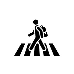 Pedestrian crossing vector  , Pedestrian crossing icon