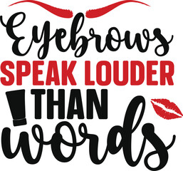 eyebrows speak louder than words