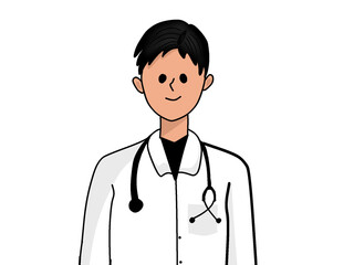 Cartoon Doctor Character