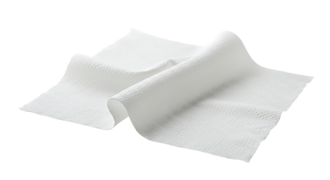 elegant modern detailed professional high quality White Paper Towel with a Textured Surface