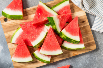 Sweet Organic Raw Watermelon Slices