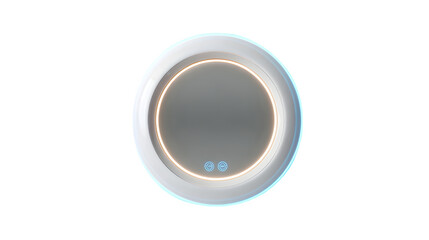 Sleek modern vanity mirror with adjustable LED lighting for perfect makeup application and beauty routines